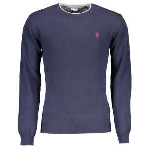 U.S. POLO ASSN. Blue Wool Men Sweater