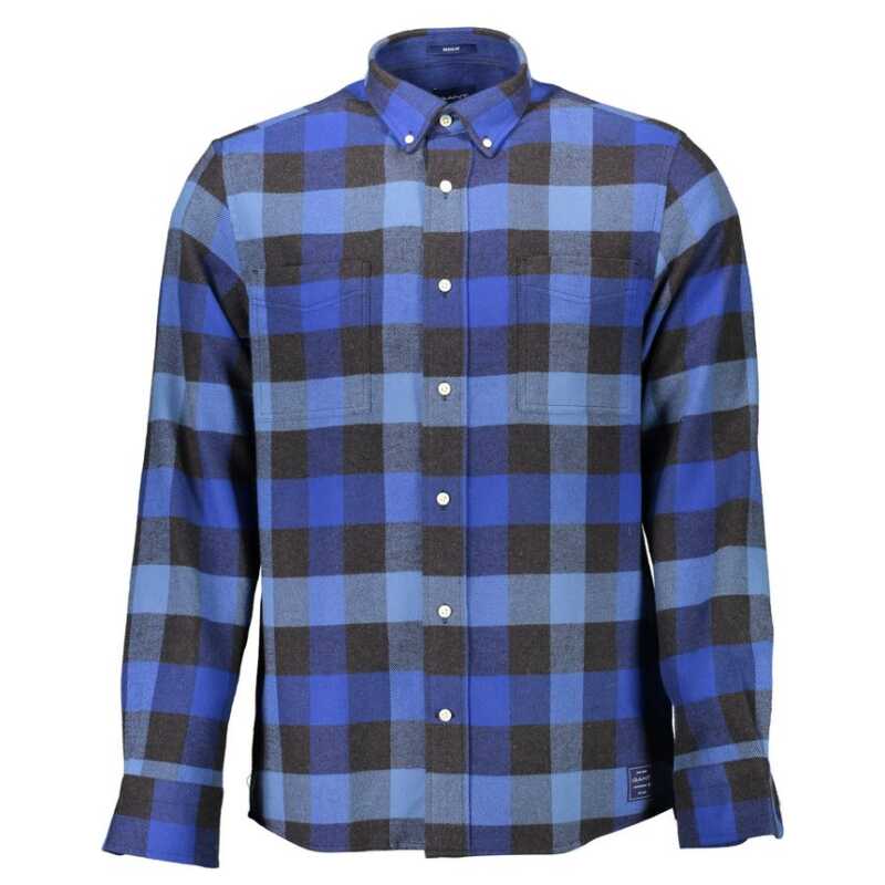 Gant Blue Cotton Men Shirt, theFeinheit