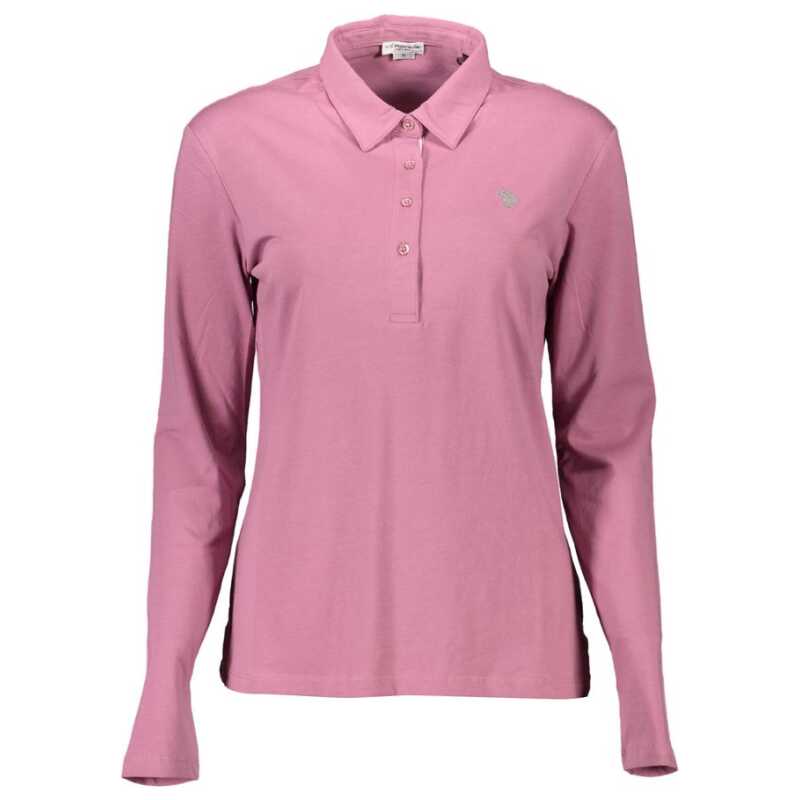 U.S. POLO ASSN. Pink Cotton Women Polo Shirt, theFeinheit