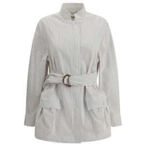 Fendi Striped Shirt Jacket