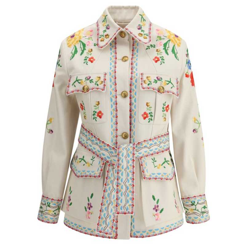 Valentino Embroidered Denim Jacket, theFeinheit