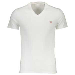 Guess Jeans White Cotton Men T-Shirt