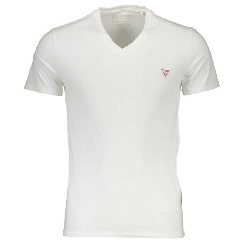 Guess Jeans White Cotton Men T-Shirt, theFeinheit