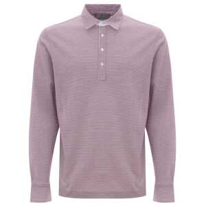 Canali Pink Cotton Polo Shirt