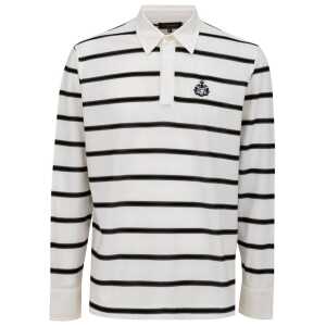 Canali White Cotton Polo Shirt