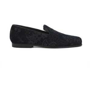 Etro Blue Leather Loafer