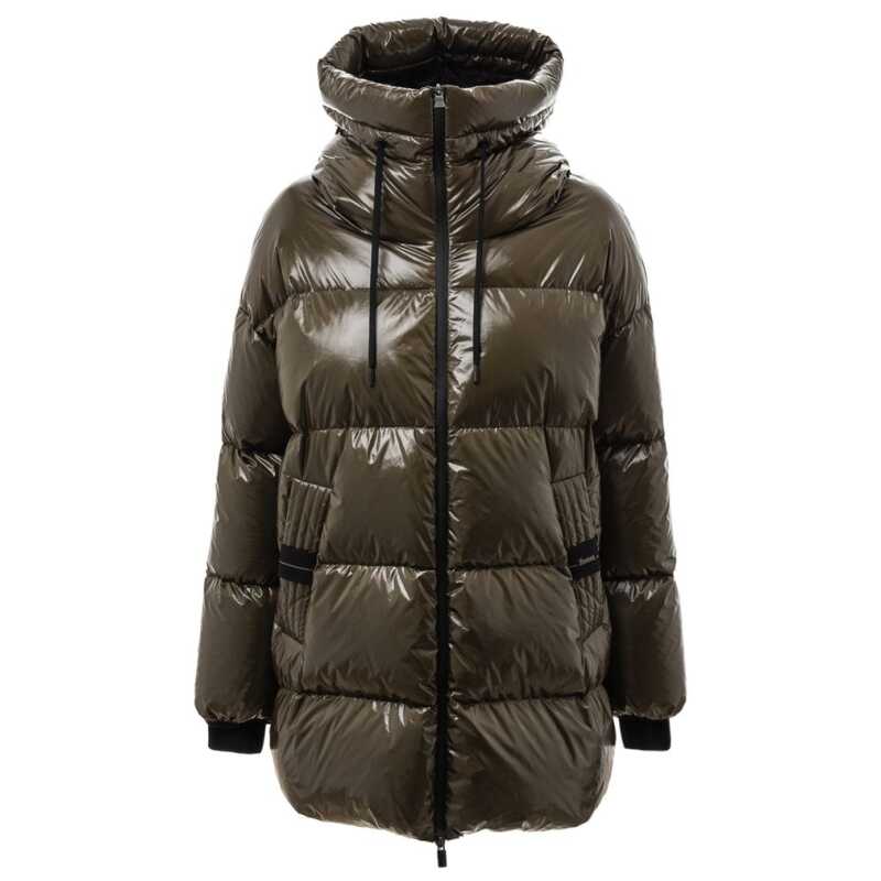 Herno Green Polyamide Jackets &amp; Coat, theFeinheit