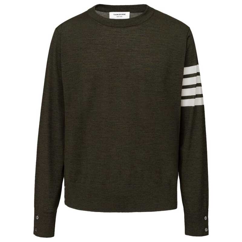 Thom Browne Green Wool Sweater, theFeinheit