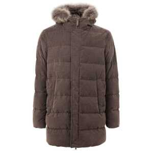 Herno Brown Cotton Jacket