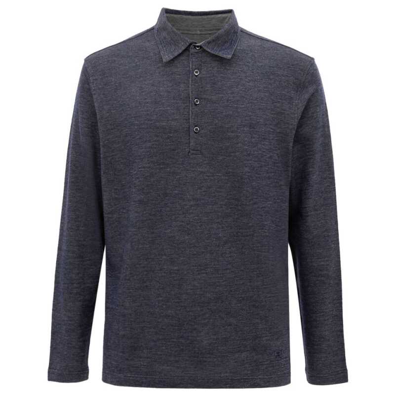 Corneliani Blue Wool Polo Shirt, theFeinheit