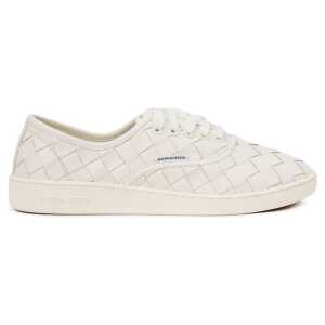 Bottega Veneta White Leather Sneaker