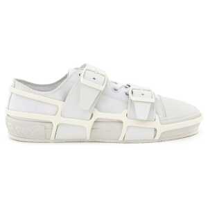 Burberry White Cotton Sneaker