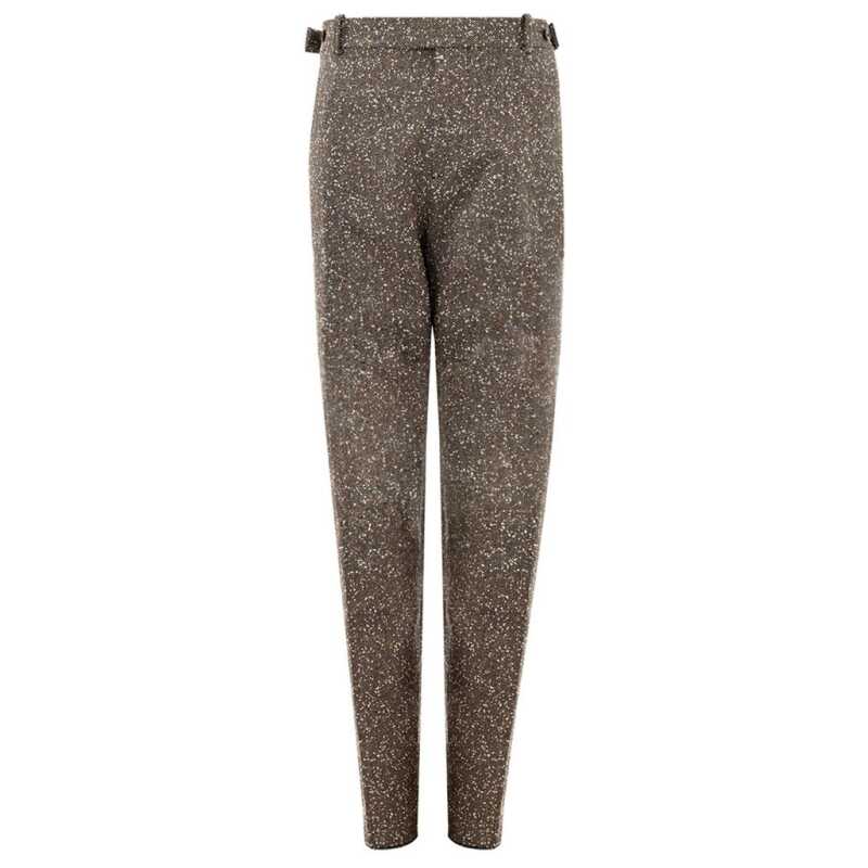 Bottega Veneta Multicolor Viscose Pants for Elegant Evenings, theFeinheit