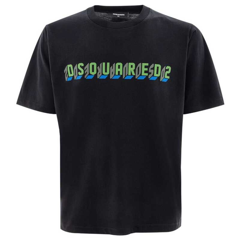 Dsquared² Black Cotton T-Shirt, theFeinheit