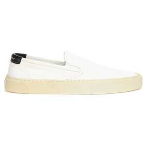 Saint Laurent White Cotton Sneaker