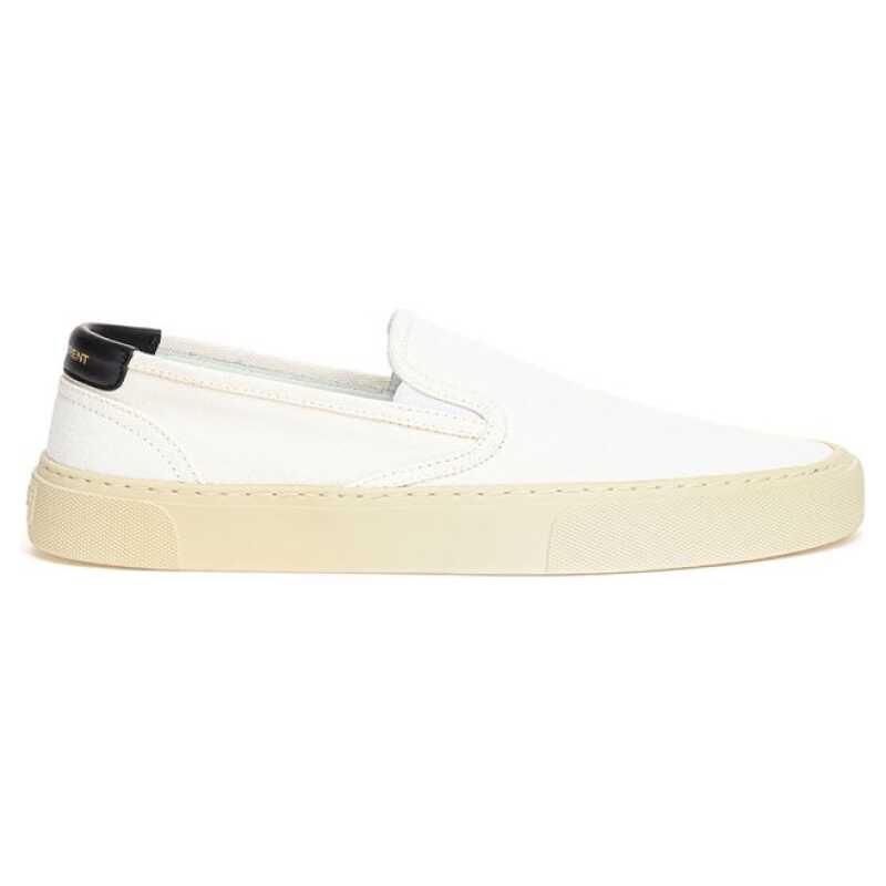 Saint Laurent White Cotton Sneaker, theFeinheit
