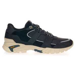 Lardini Black Suede Leather Sneaker