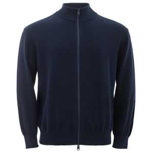 Armani Exchange Blue Cotton Sweater
