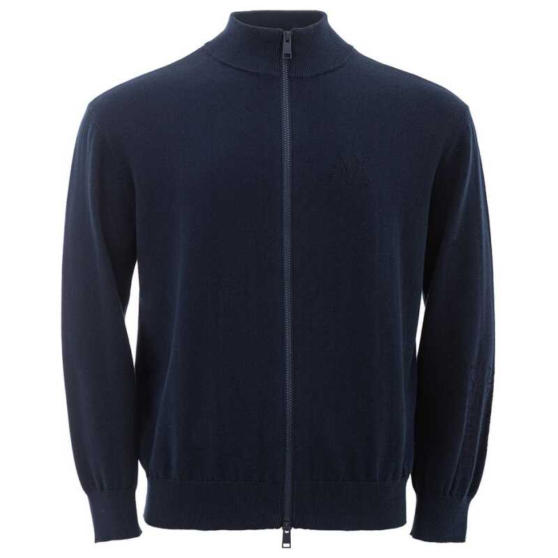 Armani Exchange Blue Cotton Sweater, theFeinheit