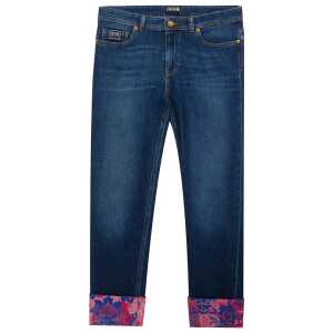 Versace Jeans Blue Cotton Jeans & Pant