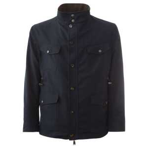 Lardini Elegant Wool Blue Jacket for Men