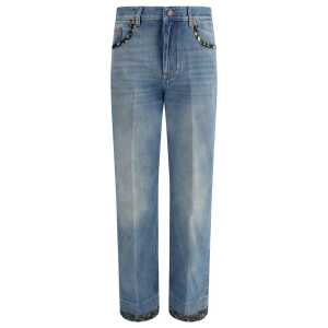 Valentino Jeans with floral details