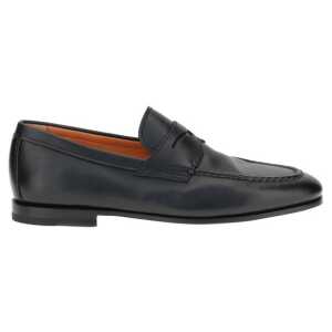 Santoni Leather Loafers