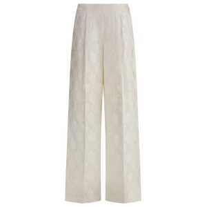 Fendi Satin Bouquet Pants