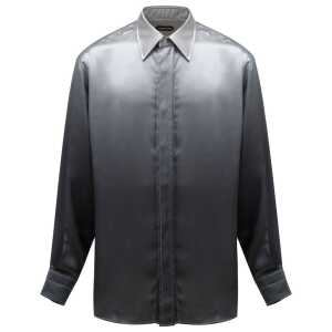 Tom Ford Gray Silk Shirt