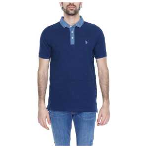 U.S. POLO ASSN. Blue Cotton Polo Shirt