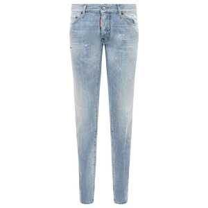 Dsquared² Light Blue Cotton Men Jeans
