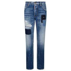 Dsquared² Blue Cotton Jeans & Pant