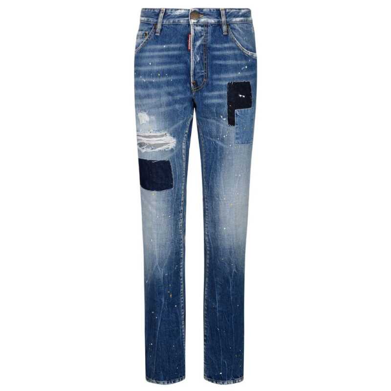 Dsquared² Blue Cotton Jeans &amp; Pant, theFeinheit