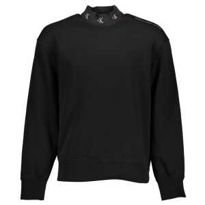 Calvin Klein Black Cotton Men Sweater