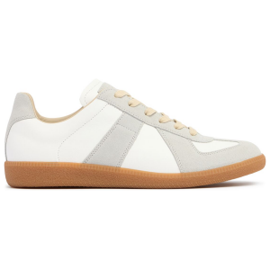 Maison Margiela Low Leather And Suede Sneakers