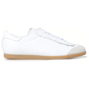 Maison Margiela Low Featherlight Leather And Suede Sneakers