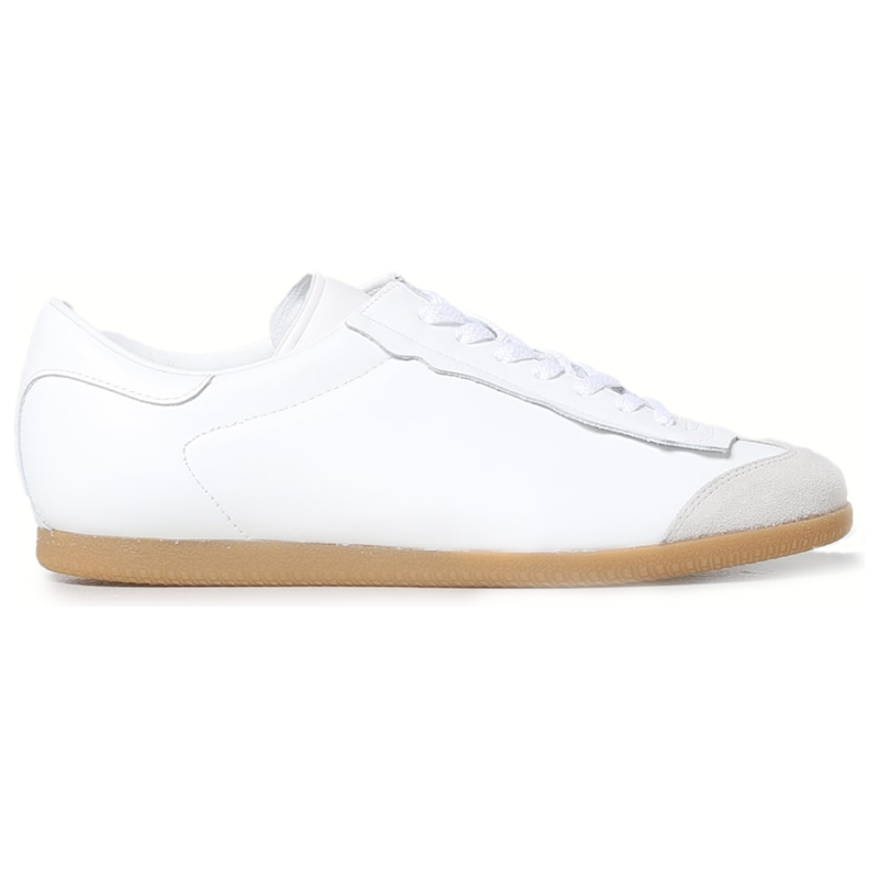 Maison Margiela Low Featherlight Leather And Suede Sneakers, theFeinheit