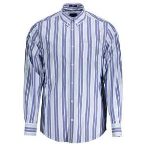 Gant Light Blue Cotton Men Shirt