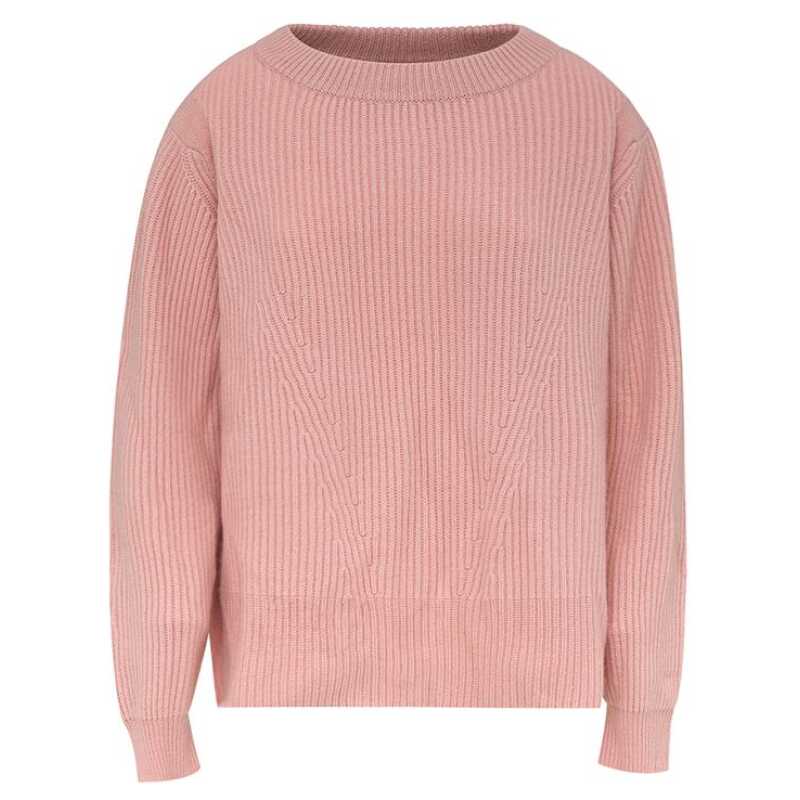 Malo Elegant Cashmere Pink Top &#8211; Indulge in Soft Luxury, theFeinheit