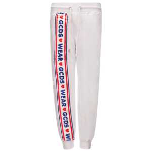 GCDS White Cotton Jeans & Pant