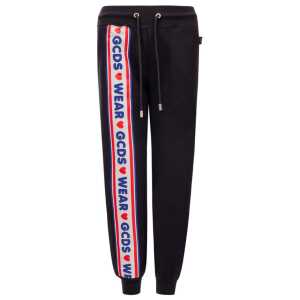 GCDS Black Cotton Jeans & Pant