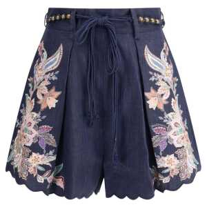 Zimmermann Rhiannon Tuck Shorts