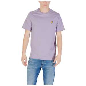 Lyle & Scott Purple Cotton T-Shirt