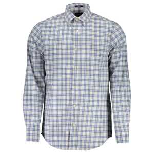 Gant Blue Cotton Men Shirt