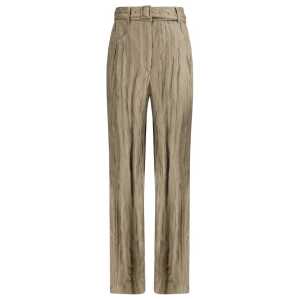 Gabriela Hearst Ruched silk Norman Pants