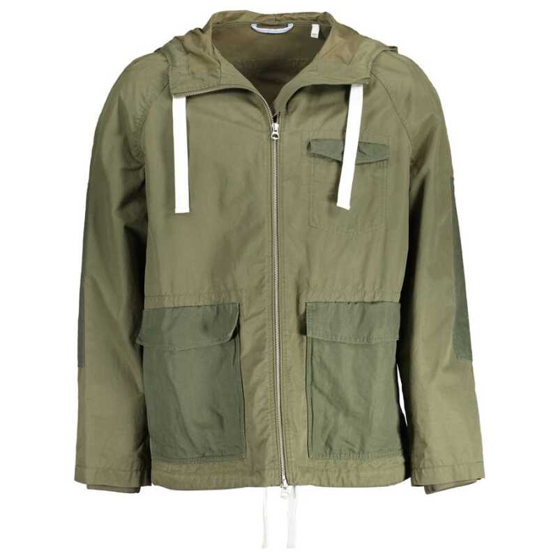 Gant Green Cotton Men Jacket, theFeinheit