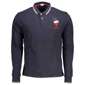 U.S. POLO ASSN. Blue Cotton Men Polo Shirt