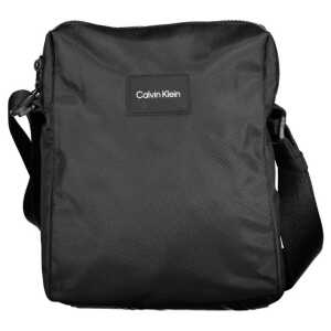 Calvin Klein "Black Polyester Mens Shoulder Bag"