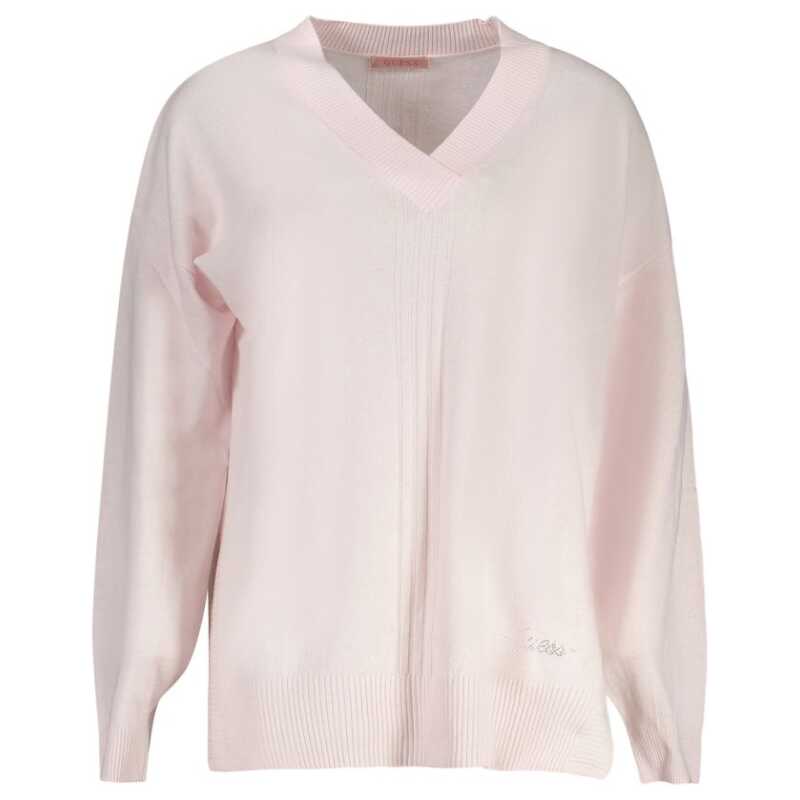 Guess Jeans Pink Acrylic Women Sweater, theFeinheit