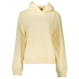 Calvin Klein Beige Brushed Logo Hooded Sweatshirt